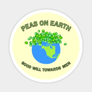 Peas On Earth Magnet